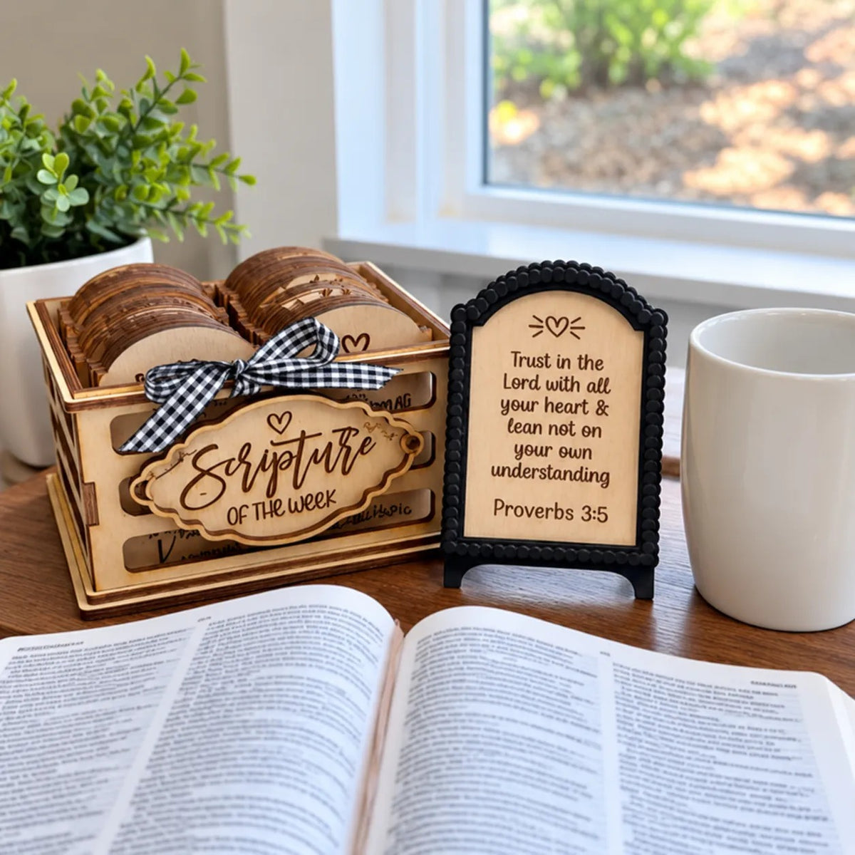 ✝️Last Day 60% OFF - Scripture of the Week Interchangeable Sign