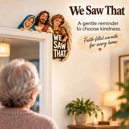 🔥Last Day 60% OFF - 🏡We Saw That Door Topper