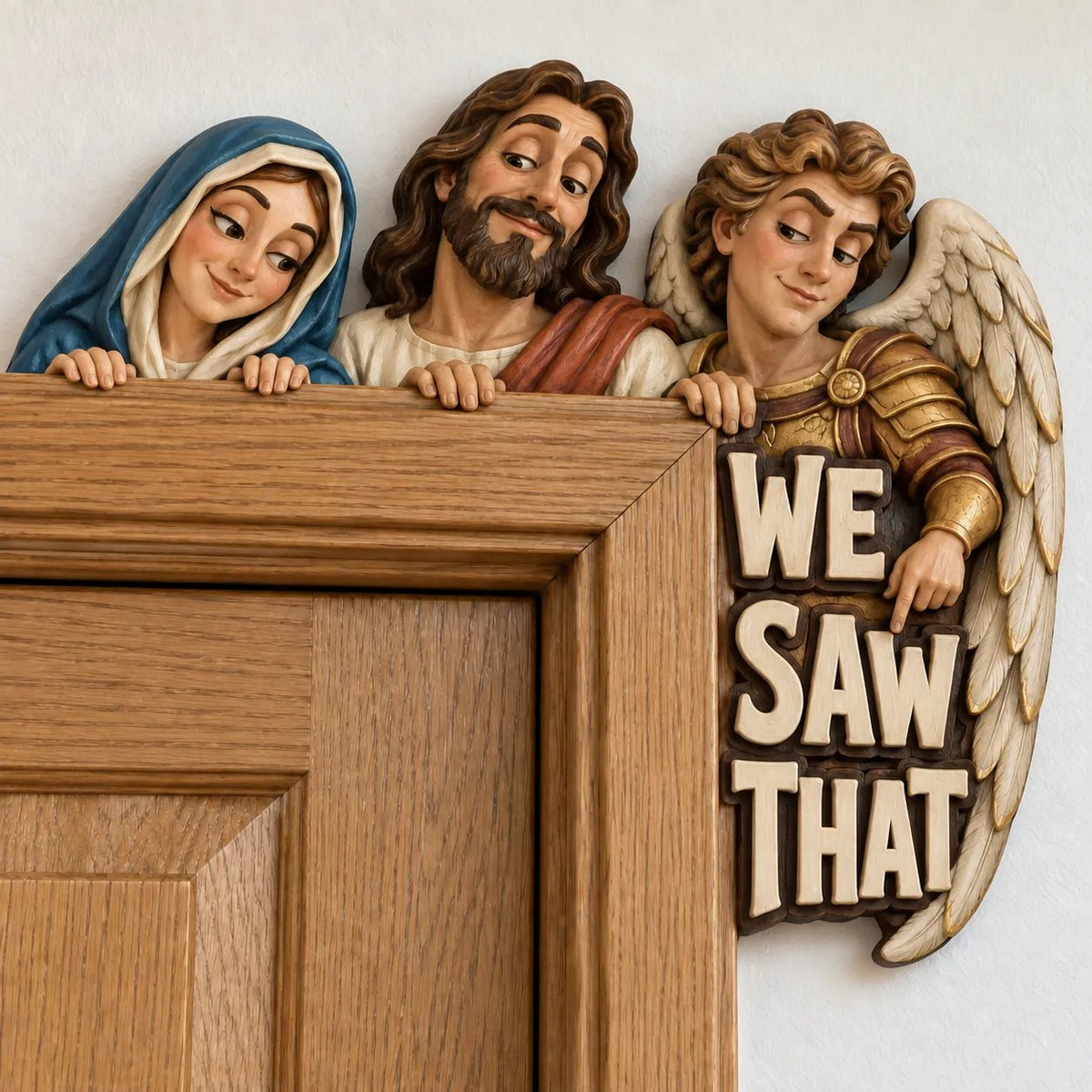 🔥Last Day 60% OFF - 🏡We Saw That Door Topper