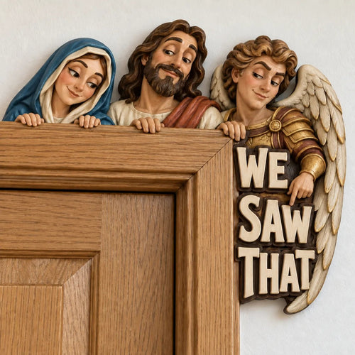 🔥Last Day 60% OFF - 🏡We Saw That Door Topper