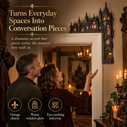 Gothic Castle Door Topper