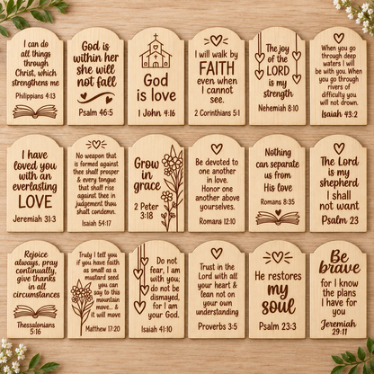 ✝️Last Day 60% OFF - Scripture of the Week Interchangeable Sign