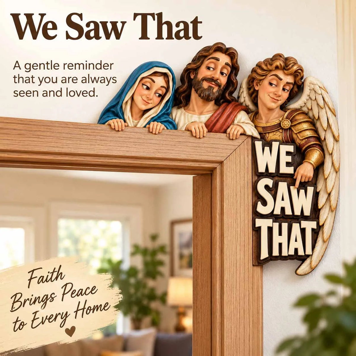 🔥Last Day 60% OFF - 🏡We Saw That Door Topper